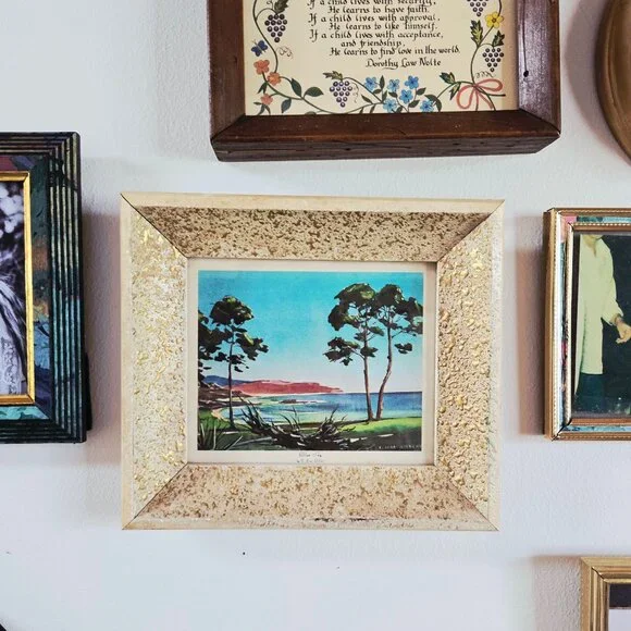 3/$35 🫶 Vintage Lithograph Print "Blue Sky" by C. Ivan Gilbert - Picture 1 of 6